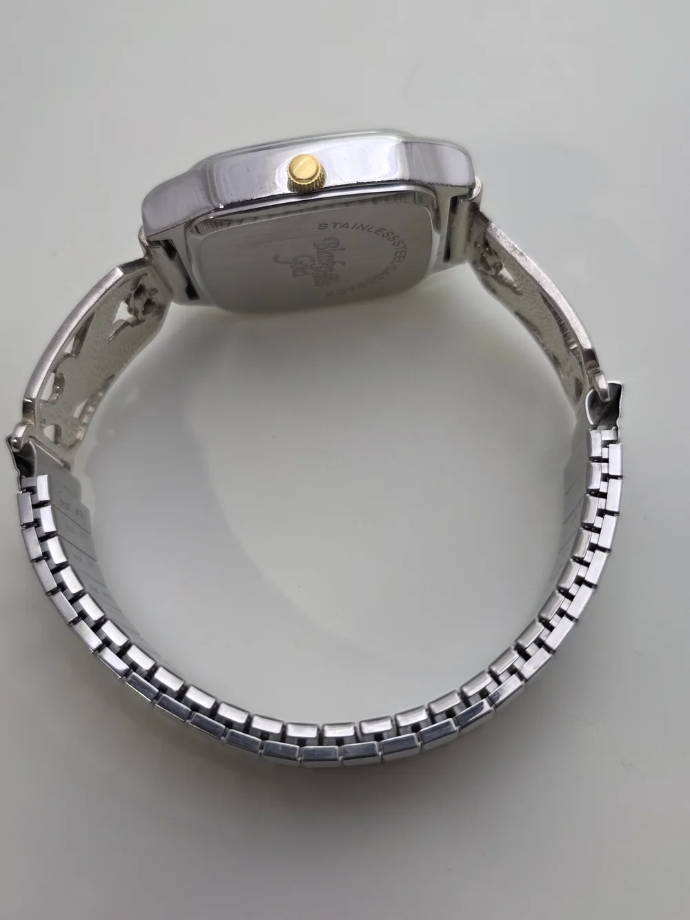 Black Hills Gold Silver-Tone Watch with Gold Accents